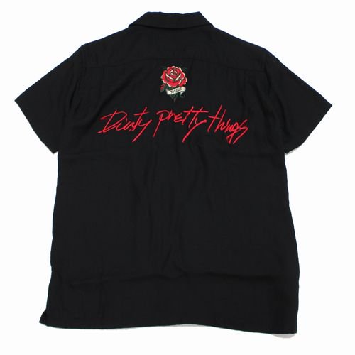 RUDE GALLERY ルードギャラリー 23SS Dirty pretty things BOWLING SHIRTS ボーリングシャツ 2  ブラック - ブランド古着買取・販売unstitchオンラインショップ