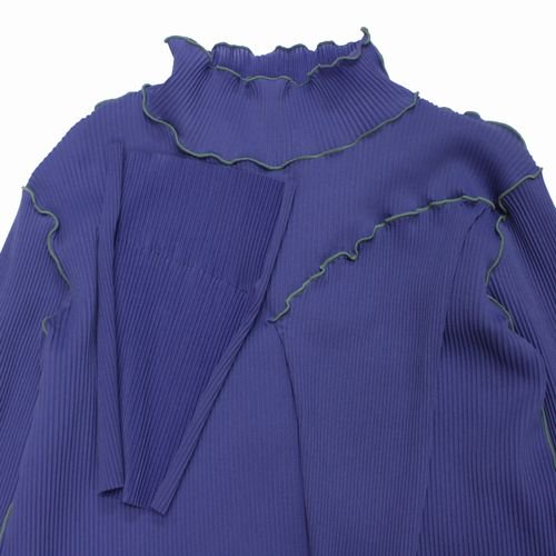 todo kotoha yokozawa トゥードゥー コトハヨコザワ 2022 Long sleeve top high neck プリーツ  カットソー - ブランド古着買取・販売unstitchオンラインショップ