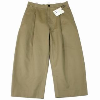 STUDIONICHOLSON ˥륽 SORTE VOLUME PLEAT PANTS - PEACHED COTTON ܥ塼ѥ L 