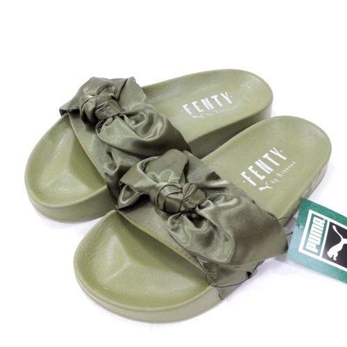 Rihanna on sale bow slides