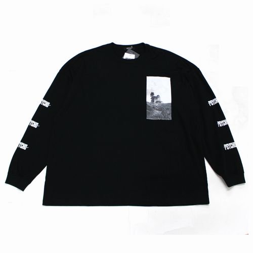 UNDERCOVER アンダーカバー 22AW WIDE L/S TEE PSYCHO JQパッチ ロングスリーブ Tシャツ 5 ブラック -  ブランド古着買取・販売unstitchオンラインショップ