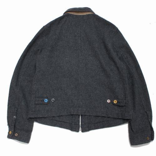 UNDERCOVER アンダーカバー 22AW Boiled wool blouson 縮絨ジップ