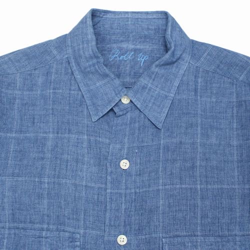 PORTER CLASSIC ポータークラシック 19SS ROLL UP LINEN CHECK SHIRT ...