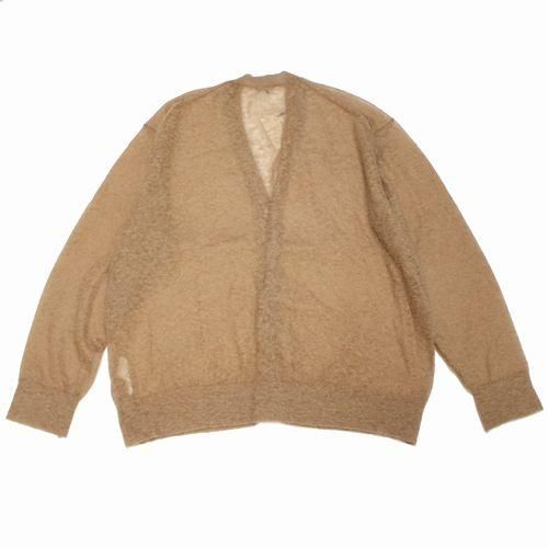 AURALEE オーラリー 23SS KID MOHAIR SHEER KNIT CARDIGAN