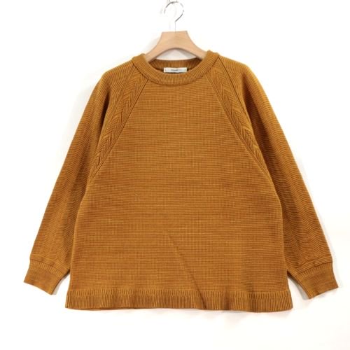 YASHIKI 19aw Tasukigake knit orange 2