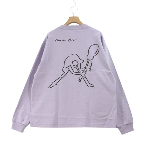 F-LAGSTUF-F FLAGSTUFF フラグスタフ × 長場雄 21AW L/S TEE ロングスリーブ Tシャツ M パープル -  ブランド古着買取・販売unstitchオンラインショップ