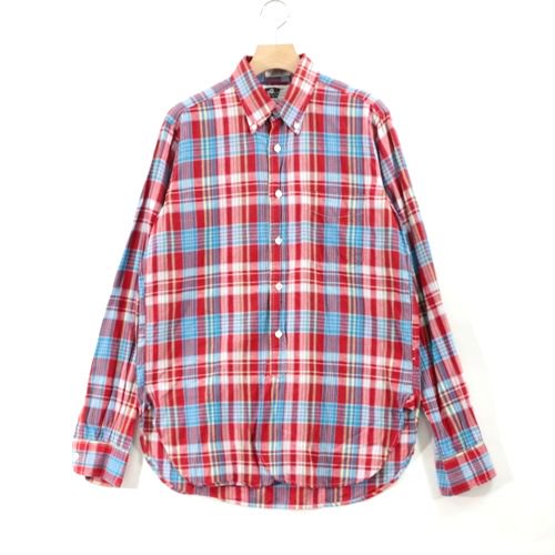 ENGINEERED GARMENTS エンジニアードガーメンツ マドラスチェック シャツ S レッド系 -  ブランド古着買取・販売unstitchオンラインショップ