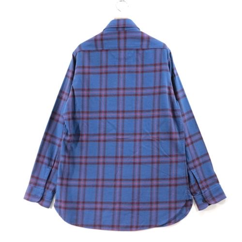 PEEL&LIFT ピール＆ロフト TARTAN FLANNEL WORK SHIRT タータンフランネルワークシャツ XL ブルー -  ブランド古着買取・販売unstitchオンラインショップ