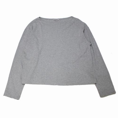 AURALEE オーラリー 23SS HARD TWIST COTTON CASHMERE BOAT NECK L/S 