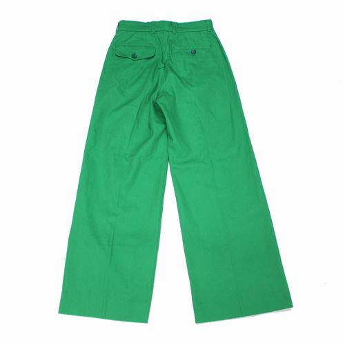 MASU エムエーエスユー 22SS COTTON WIDE TROUSERS パンツ 44 グリーン -  ブランド古着買取・販売unstitchオンラインショップ