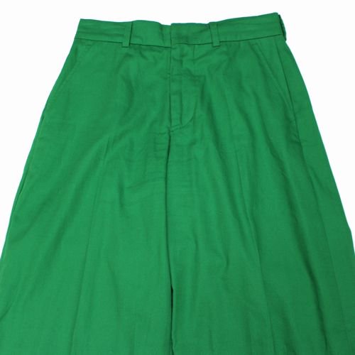 MASU エムエーエスユー 22SS COTTON WIDE TROUSERS パンツ 44 グリーン -  ブランド古着買取・販売unstitchオンラインショップ