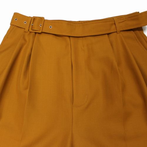 CMMNSWDN コモンスウェーデン Bermuda short pants ベルト付き ビッグ ...