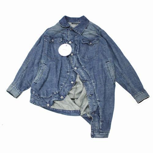 ANREALAGE アンリアレイジ 23SS BALL AZ WASH DENIM JACKET