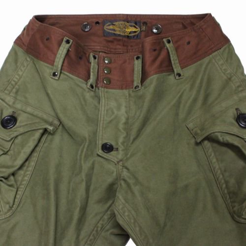 FREEWHEELERS フリーホイーラーズ 21AW TAILDRAGGER WINTER FLYING TROUSERS 32 オリーブ -  ブランド古着買取・販売unstitchオンラインショップ