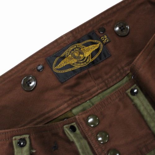 FREEWHEELERS フリーホイーラーズ 21AW TAILDRAGGER WINTER FLYING TROUSERS 32 オリーブ -  ブランド古着買取・販売unstitchオンラインショップ