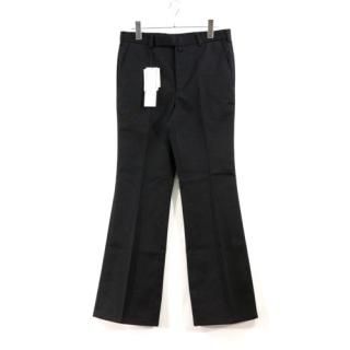 JOHNLAWRENCESULLIVAN ����������󥹥���Х� 19AW T/C TWILL FLARED PANTS �ե쥢�ѥ�� 44 �֥�å�