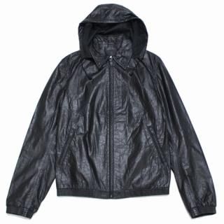 Y-3 磻꡼ LEATHER HOODY 쥶 աɥ֥륾 㥱å XS ֥å