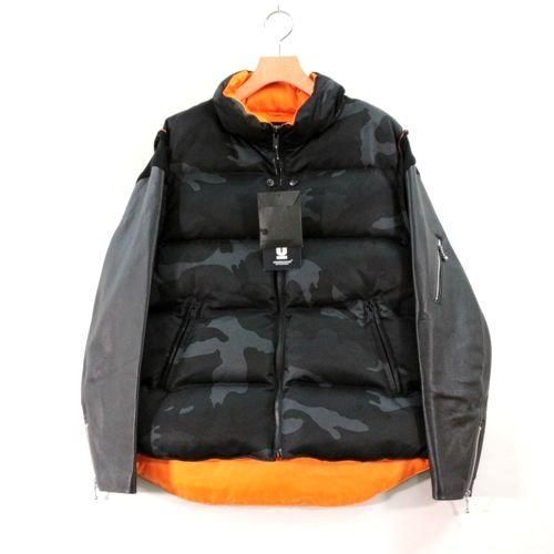 UNDERCOVER × VALENTINO 30th Anniversary Leather sleeve down jacket ...