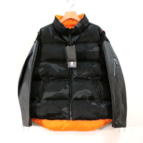 UNDERCOVER × VALENTINO 30th Anniversary Leather sleeve down jacket