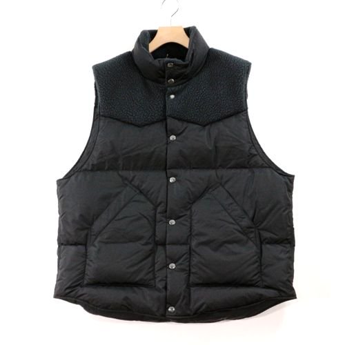 UNDERCOVER アンダーカバー 22AW ボア切替 ダウンベスト 3 ブラック - ブランド古着買取・販売unstitchオンラインショップ