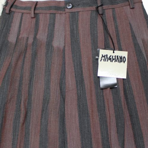 MAGLIANO マリアーノ 20AW 90's Double Pleat Pants パンツ S レッド系