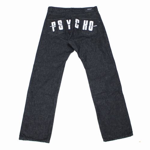 UNDERCOVER アンダーカバー 22AW ワッペンデニムPT PSYCHO デニムパンツ 3 ブラック -  ブランド古着買取・販売unstitchオンラインショップ