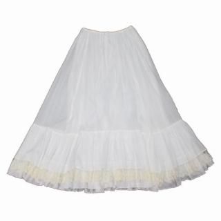nowos �Ρ������� 18AW vintage lace skirt ������ơ����졼���������� M �ۥ磻��