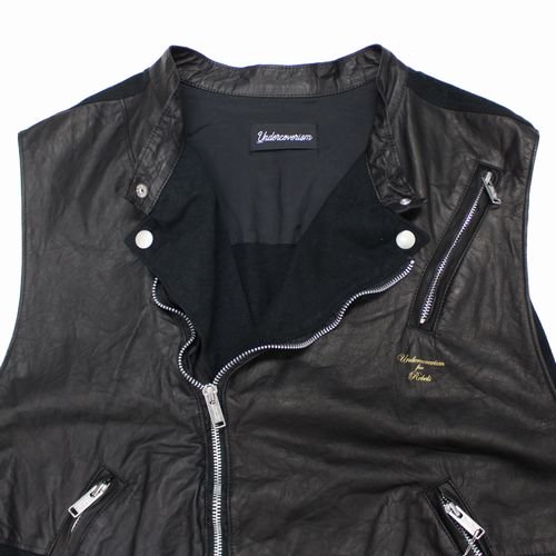 UNDERCOVER ISM アンダーカバー イズム 23SS レザー/天竺切替