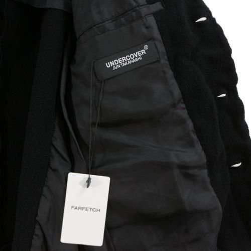 UNDERCOVER アンダーカバー 21AW KNカーデ mix縮絨ウールJK ジャケット 3 ブラック -  ブランド古着買取・販売unstitchオンラインショップ