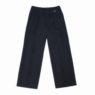 th PRODUCTS �ƥ����������ץ������� 20SS Wide Tailored Pants ����Х��� 2���å��ѥ�� 44 �֥�å�