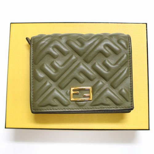 FENDI フェンディ SMALL WALLET NAPPA MATIDDEFFEMBOSSEDA スモール