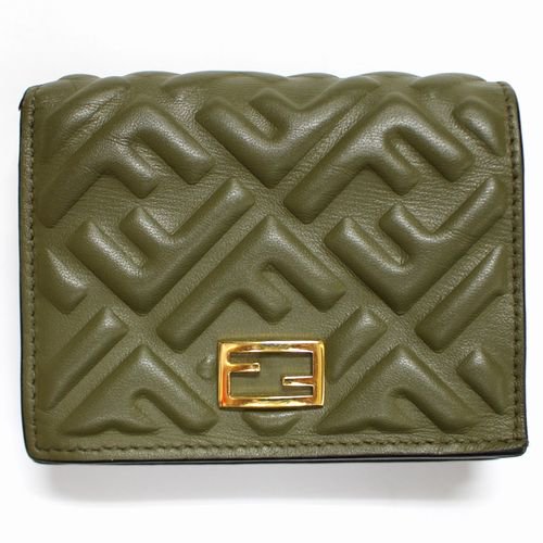 FENDI フェンディ SMALL WALLET NAPPA MATIDDEFFEMBOSSEDA スモール