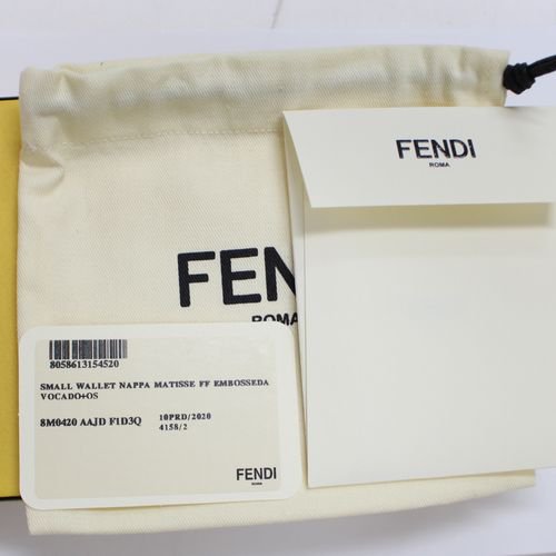 FENDI フェンディ SMALL WALLET NAPPA MATIDDEFFEMBOSSEDA スモール