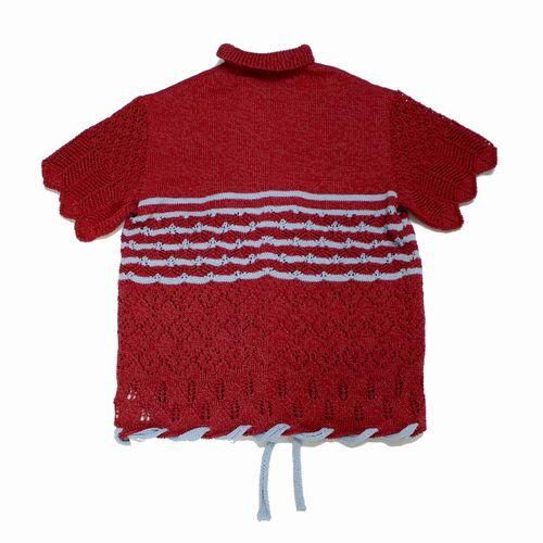 TWEO トゥー 23SS HANACHO KNIT ニット カーディガン OS レッド