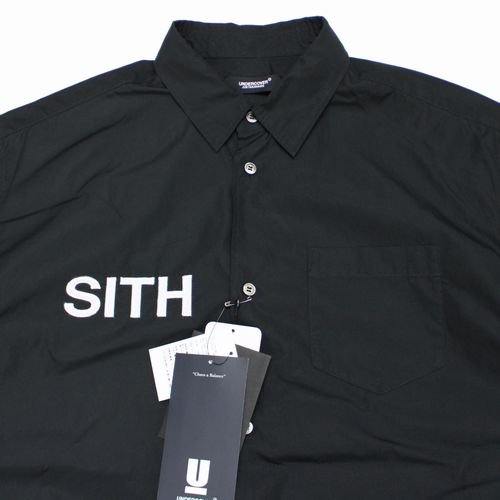 UNDERCOVER STAR WARS アンダーカバー 23SS タイプライター半袖SH SITH SatinPatch 半袖シャツ 4 ブラック  - ブランド古着買取・販売unstitchオンラインショップ