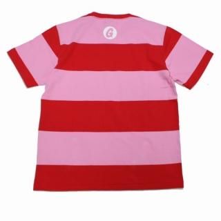 GOODENOUGH ���åɥ��ʥ� 15SS BORDER TEE �ܡ����� T����� M �ԥ󥯡ߥ�å�