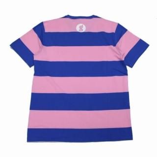 GOODENOUGH ���åɥ��ʥ� 15SS BORDER TEE �ܡ����� T����� M �ԥ󥯡ߥ֥롼