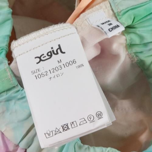 X-girl エックスガール 21SS ROUND POCKET NYLON PANTS パンツ M
