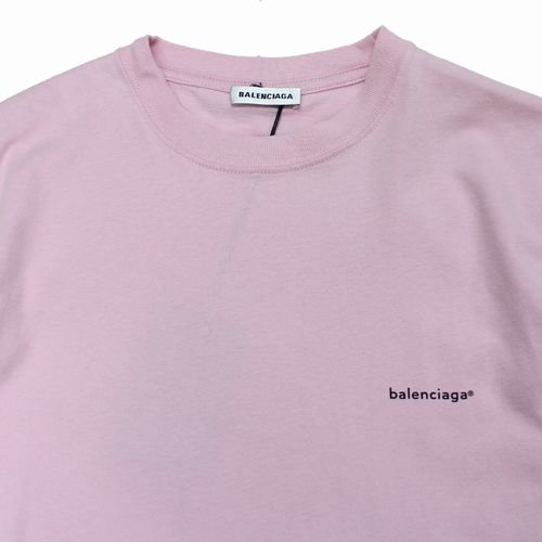 BALENCIAGA バレンシアガ ロゴ プリント Tシャツ XS ピンク   ブランド