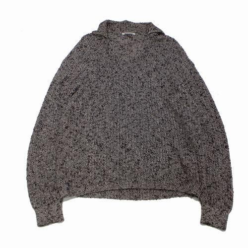 AURALEE オーラリー 23SS COTTON SLUB MIX TOP YARN RIB KNIT SKIPPER ...