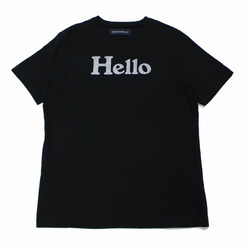 MADISONBLUE マディソンブルー HELLO CREW NECK TEE Tシャツ 01（S