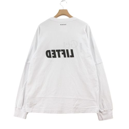 sacai サカイ 22SS I Get LIFTED L/S T-Shirt ロンT カットソー 3 
