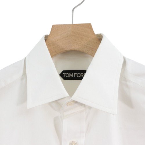 TOM FORD トムフォード ドレスシャツ 38 /15 ホワイト - ブランド古着買取・販売unstitchオンラインショップ