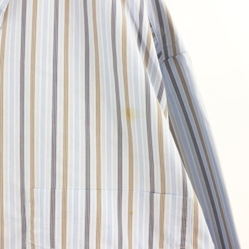 nuterm ニューターム 22SS The Earl B.D.collar Shirts ストライプ