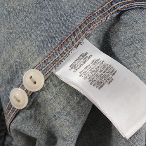 RRL ダブルアールエル Denim Work Shirt デニムワークシャツ XS ...