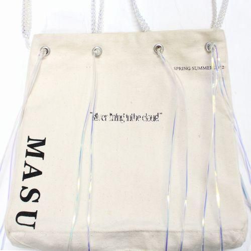 MASU エムエーエスユー 22SS PEARL STRAP SHOULDER BAG パール