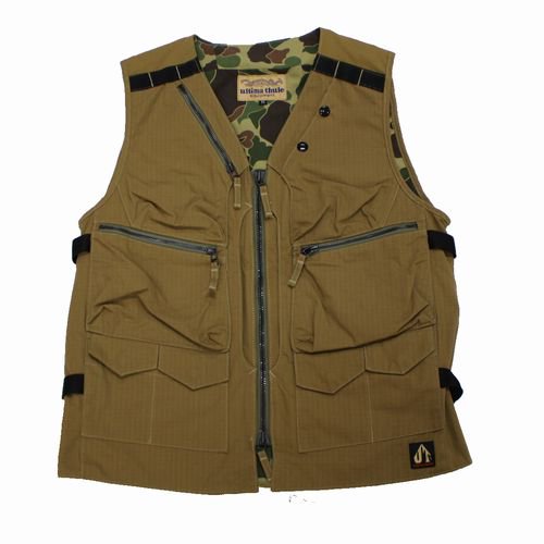 FREEWHEELERS フリーホイーラーズ ULTIMA THULE EQUIPMENT EXPEDITION BACK PACK VEST ベスト  M カーキ - ブランド古着買取・販売unstitchオンラインショップ