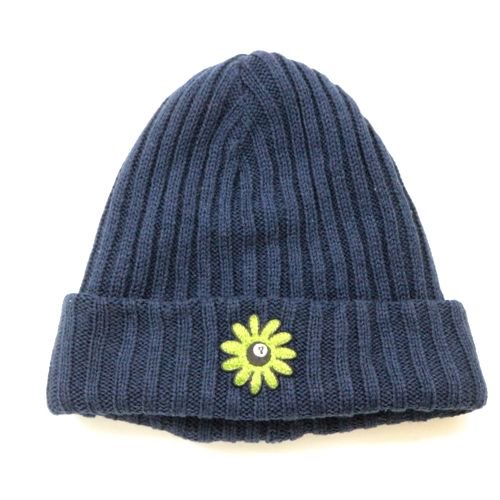 STUDIO SEVEN スタジオセブン Flower Wappen Knit Cap ニットキャップ