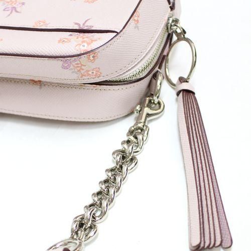 COACH コーチ フローラル カメラバッグ ピンク - ブランド古着