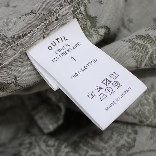 OUTIL CHEMISIER ARLEY 半袖シャツ OUTIL ウティ 23SS CHEMISIER ARLEY 半袖シャツ 1 カーキ